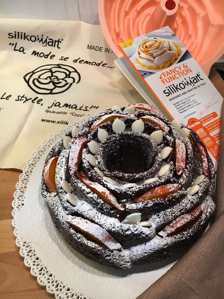 TORTA AL CACAO CON CACO PERSIMON