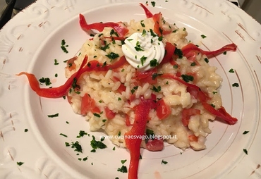 RISOTTO CON PEPERONE E MASCARPONE: GUSTO E COLORE