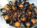 RISO VENERE CON COZZE, SARDINE E MELONE