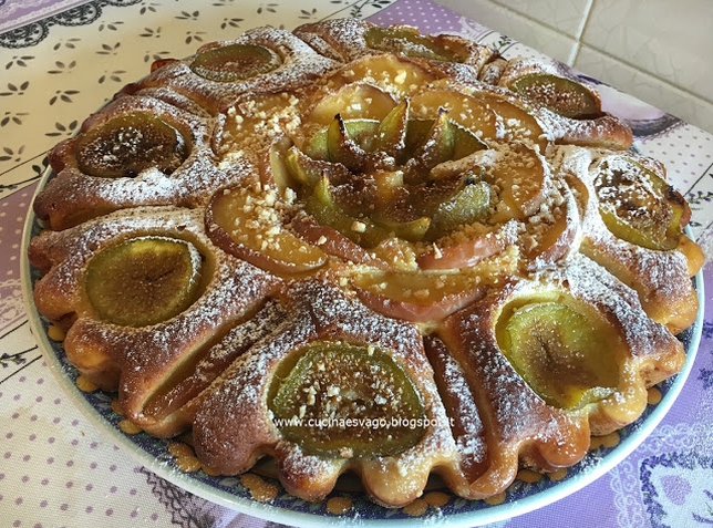 TORTA DI RICOTTA, FICHI E MELE A TUTTO GUSTO