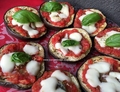 PIZZETTE DI MELANZANA, ANTIPASTO PER TUTTI