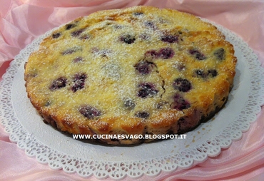 TORTA DI RICOTTA E MORE...IRRESISTIBILE