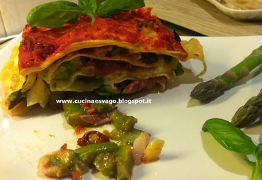 TERRINA DI ASPARAGI, SPECK E CRESCENZA