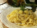 SPAGHETTI CON CASTAGNE E LARDO