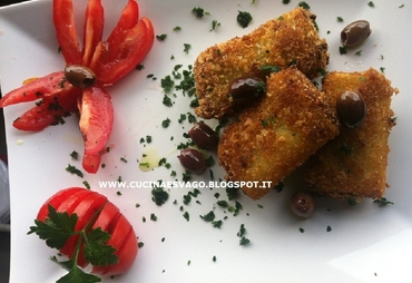 PACCHERI RIPIENI DI CREMA DI MELANZANE