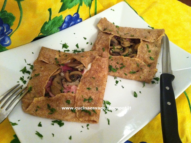 GALETTES CON FARINA INTEGRALE E RIPIENO FANTASIA