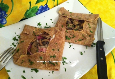 GALETTES CON FARINA INTEGRALE E RIPIENO FANTASIA