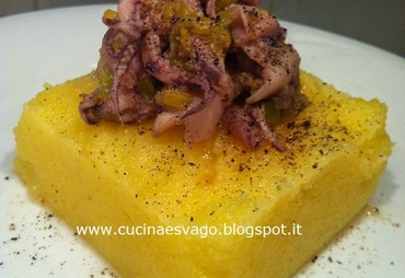 POLENTA CON CALAMARI: ANTIPASTO RUSTICO-CHIC