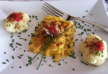 LASAGNE CON CALAMARI E CAVOLFIORE: TOP!