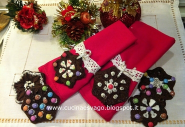 BISCOTTI DI NATALE AL CACAO FATTI IN CASA