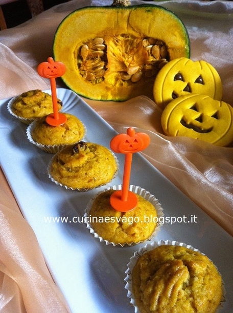 DOLCETTI DI HALLOWEEN CON LA ZUCCA E GLI AMARETTI