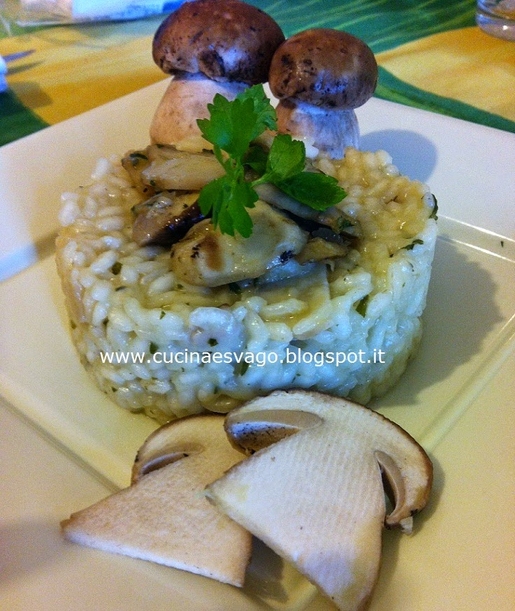 RISOTTO CON I FUNGHI PORCINI: PROFUMO DI BOSCO