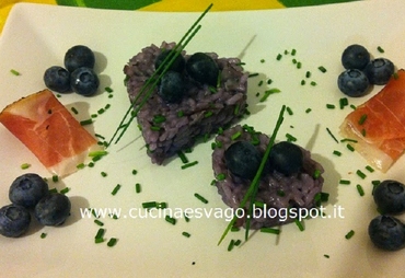RISOTTO AI MIRTILLI E SPECK: PER CHI OSA