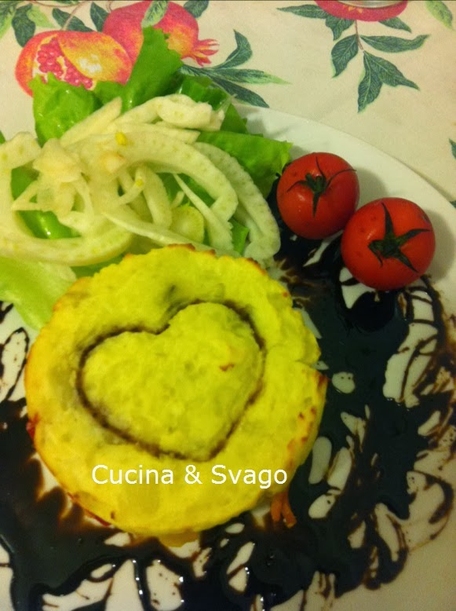 TORTINO DI PATATE E VERDURE