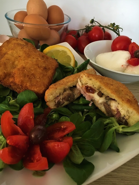 MOZZARELLA IN CARROZZA RIPIENA RICCA DI GUSTO