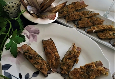 CANNOLICCHI DI MARE GRATINATI AL FORNO