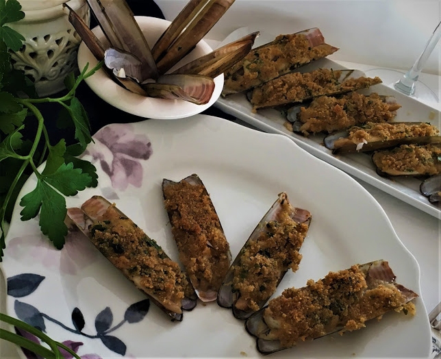 CANNOLICCHI DI MARE GRATINATI AL FORNO