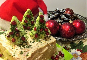 ANTIPASTO DI NATALE: TRAMEZZINI SALMONE E AVOCADO