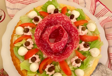 CROSTATA SALATA MORBIDA: ANTIPASTO DI NATALE