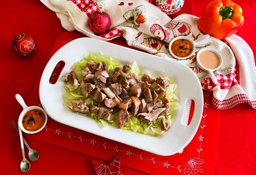 BOLLITO DI MAIALE E 2 SALSE IN ACCOMPAGNAMENTO