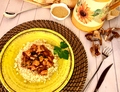 PETTO DI POLLO AI FUNGHI CON COUS-COUS: DELIZIA!