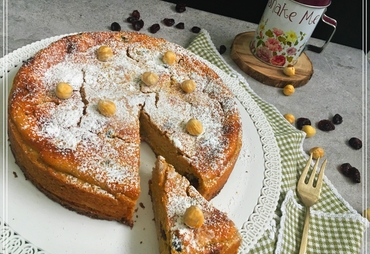 CROSTATA DI RICOTTA E CREMA DI NOCCIOLE