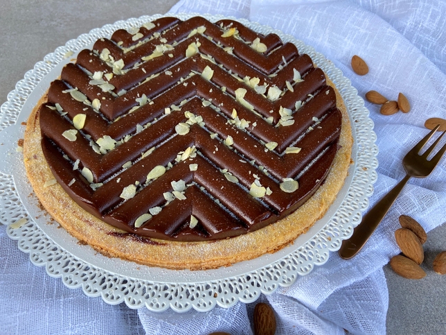 CROSTATA CON CREMOSO AL CIOCCOLATO, DELIZIA PURA!