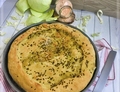 FOCACCIA RIPIENA DI CAVOLO, SALSICCIA E FONTINA