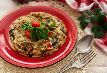 FRITTATA DI VERDURE, NON FRITTA: PIATTO LEGGERO