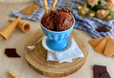 GELATO AL CIOCCOLATO SENZA GELATIERA: 4 INGREDIENTI