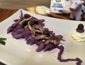 RICETTA CAVOLO VIOLA E SEPPIA, PASTA COLORATA