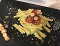 PASTA CON PEPERONI VERDI, POMODORI CONFIT