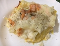 LASAGNE AL SALMONE AFFUMICATO E CAVOLFIORE