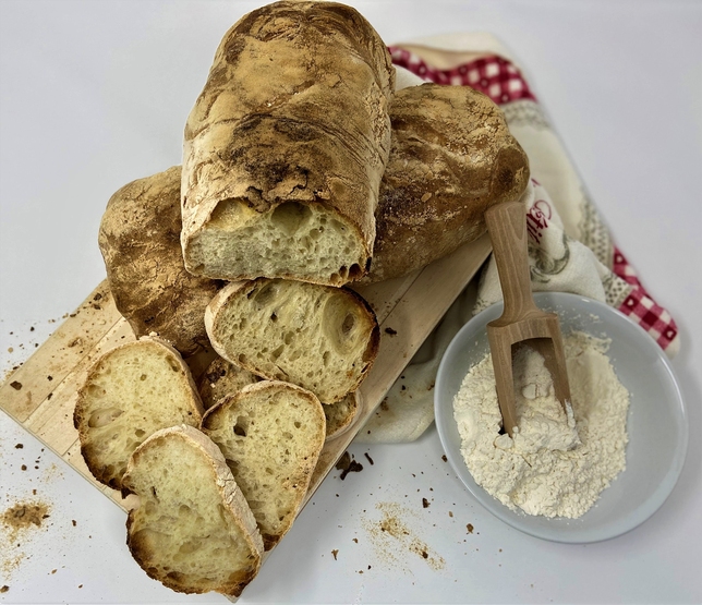 PANE CON BIGA: CROCCANTE E ALVEOLATO