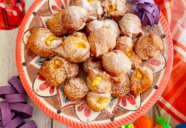 FRITTELLE CON CREMA PASTICCERA: DOLCE CARNEVALE