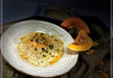 RISOTTO ALLA ZUCCA E TALEGGIO, COPPIA PERFETTA