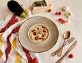 RISOTTO ALLA MELANZANA, LARDO E POMODORI