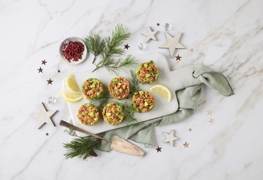Il salmone norvegese, presente nel menu delle feste