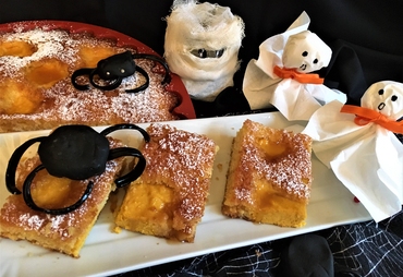 TORTA DI HALLOWEEN CON FARINA DI MAIS E ZUCCA
