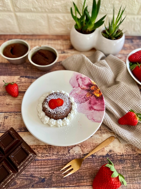TORTINO AL CIOCCOLATO IN FRIGGITRICE AD ARIA