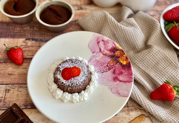 TORTINO AL CIOCCOLATO IN FRIGGITRICE AD ARIA