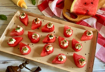 RICETTA ESTIVA CON L’ANGURIA: FRESCO FINGER FOOD
