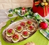 Antipasto di Capodanno: crema di piselli e totani