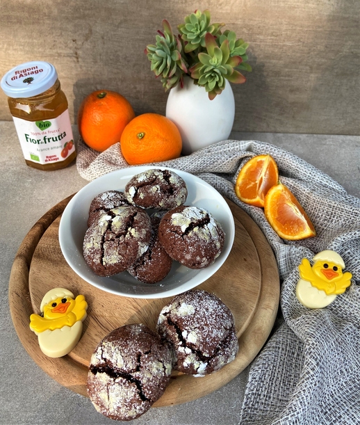 BISCOTTI AL CACAO E MARMELLATA DI ARANCE AMARE
