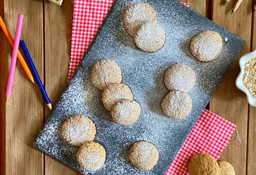 BISCOTTI SENZA GLUTINE ALL’AVENA E NOCI