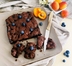 BROWNIE AL CIOCCOLATO E CAFFE AI MIRTILLI