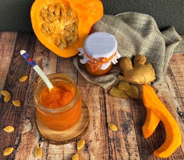 CONFETTURA DI ZUCCA E ZENZERO, SAPORE AUTUNNALE