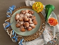 FRITTELLE DI CARNEVALE CON UVETTA E CANDITI