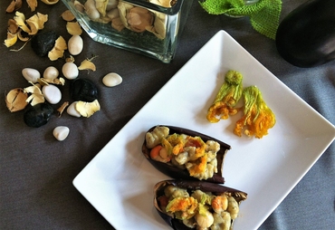 GNOCCHI DI MELANZANE E PATATE CON CANESTRELLI
