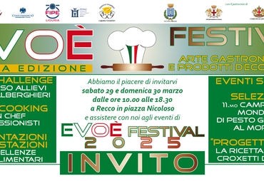 EVOÈ FESTIVAL: EVENTO GASTRONOMICO A RECCO